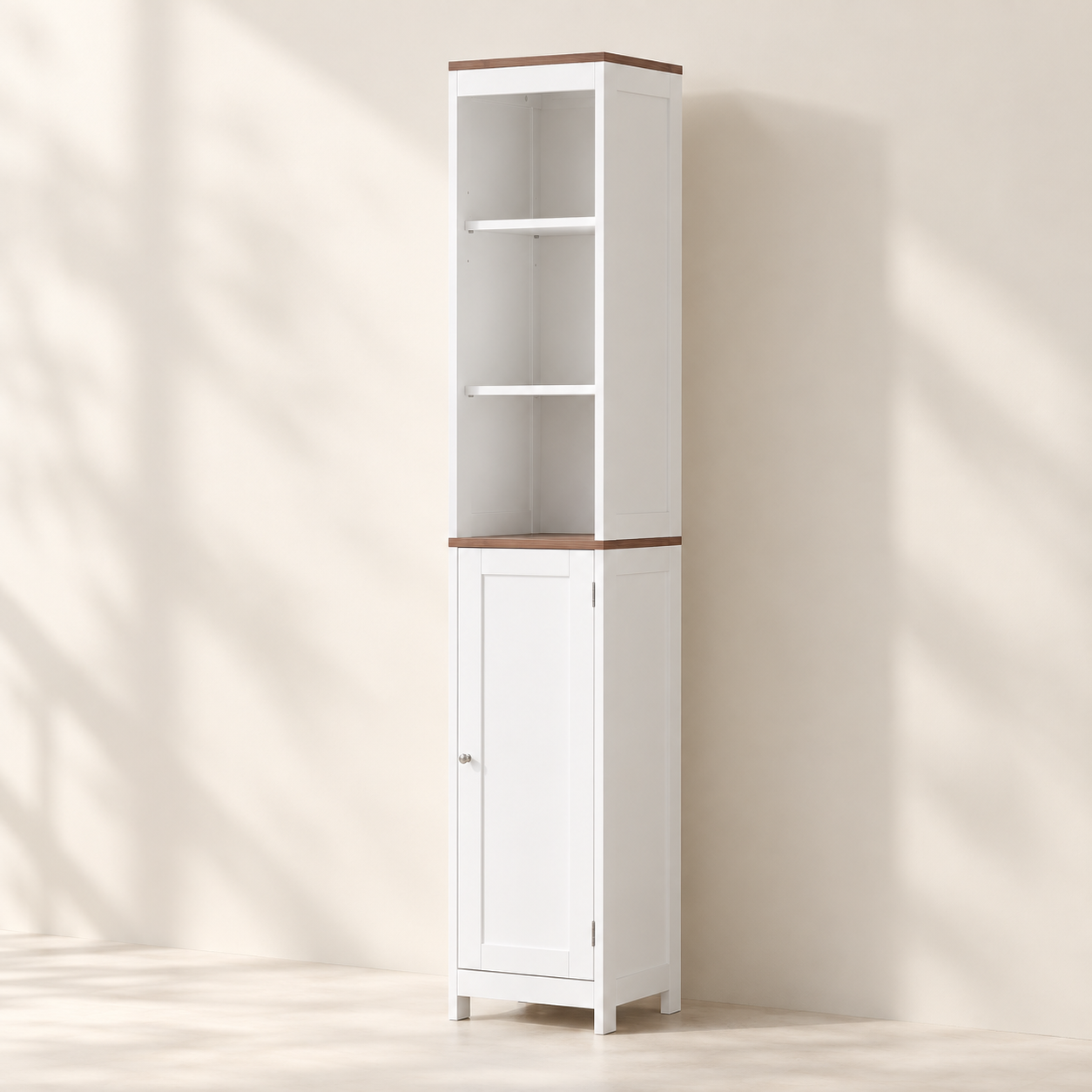 Slim linen tower